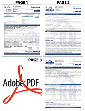 PDF | SOUMISSION - SUR 3 PAGES | # P-M3CT30X-9