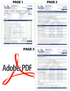 PDF | FACTURE - SUR 3 PAGES | # P-M3CT30X-1