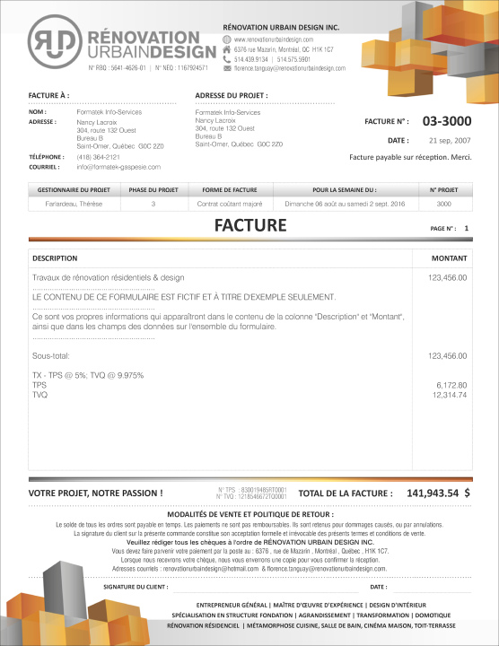 SAGE 50 | FACTURE | # M4CT02X-1