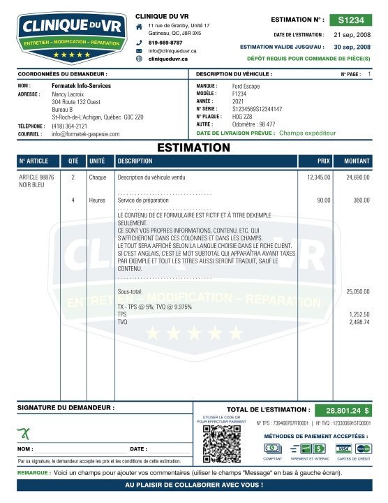 SAGE 50 | ESTIMATION | # M3TR02-2